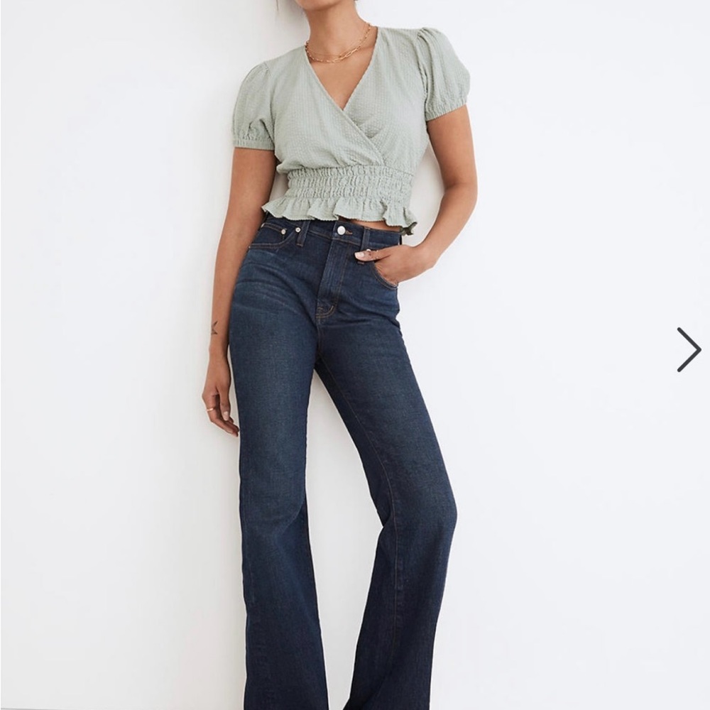 Madewell The Petite Perfect Vintage Flare Jean in Beaucourt Wash Size 29P